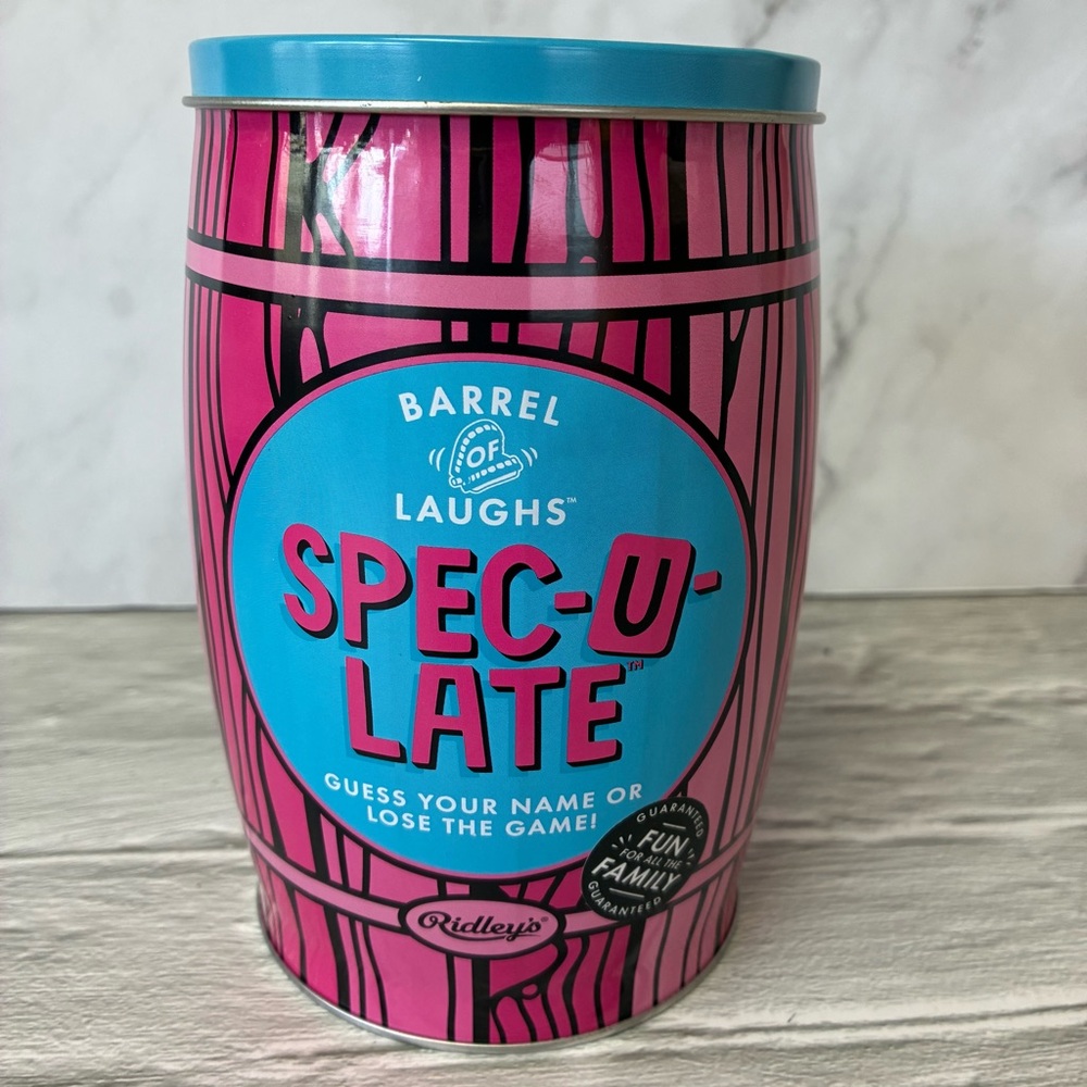Ridley's Barrel Of Laughs "Spec-U-Late" Game